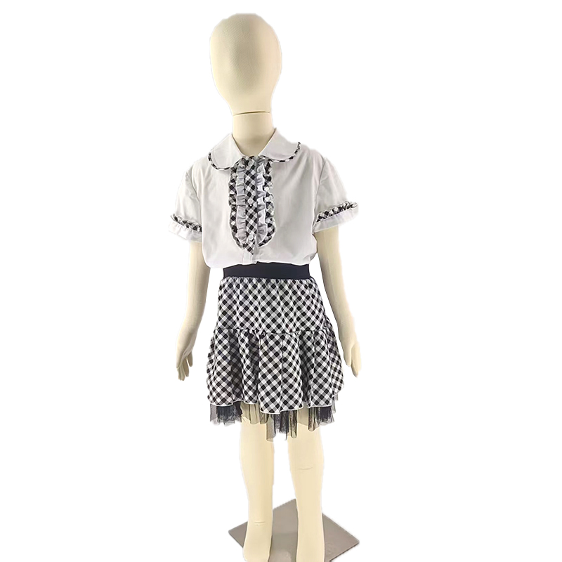 Wholesale customized sweet school uniforms, boys' and girls' sets, uniforms