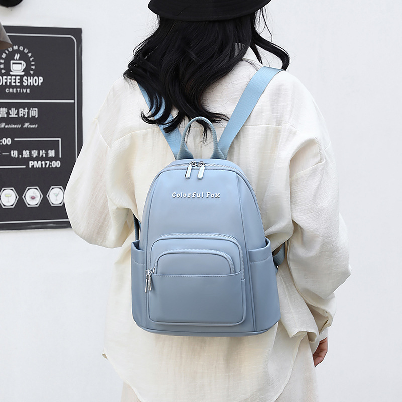 Colorful Fox New Korean Version Women's Fashion Trend Multi-layer Backpack Large Capacity Travel Bag ddmymoon