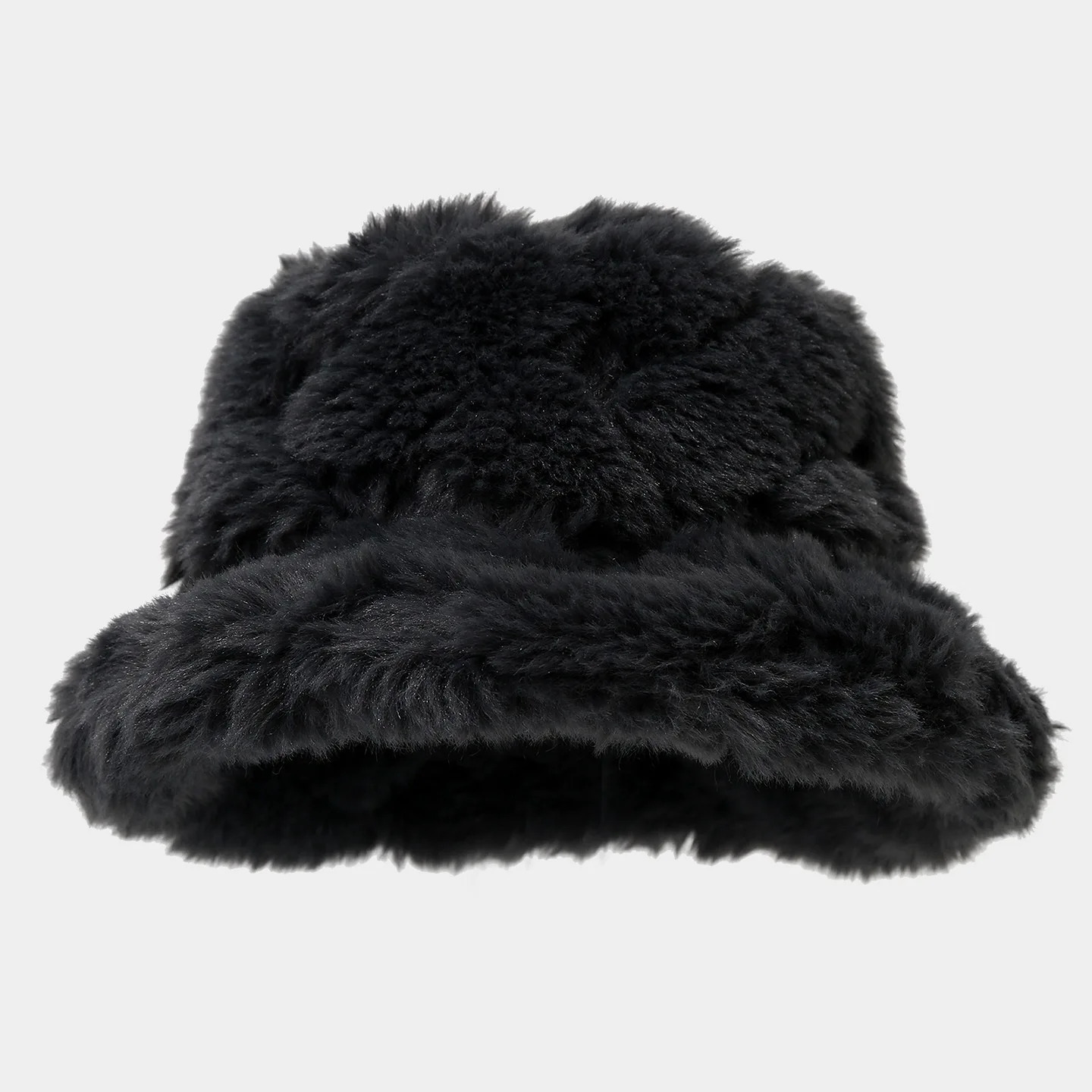 Korean Fashion Rabbit Fur Basin Hat Japanese Solid Color Simple Versatile Fisherman Cap Thick Warm Casual Bucket Hat 250724