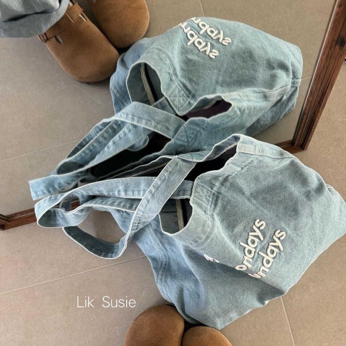 2025 designer's new retro commuting denim single shoulder women's handbag