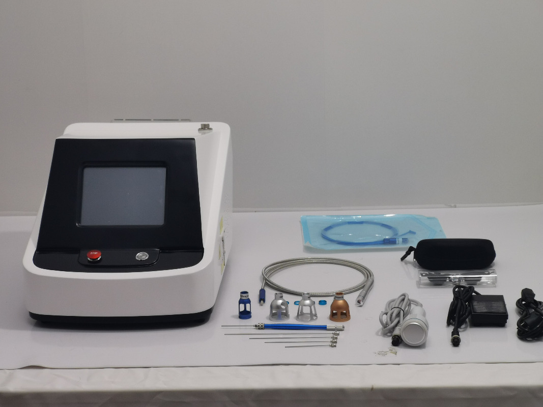 23W Dual Wavelength 980nm + 1470nm Diode Laser Machine for Vascular Treatment, Skin Rejuvenation, Nail Care