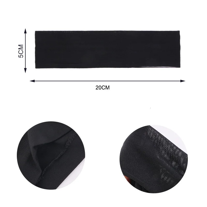 2025 Fashion Summer Sports Headband Men Women Solid Running Absorb Sweat Hair Bands Yoga Stretch Fitness Hairbands 250716