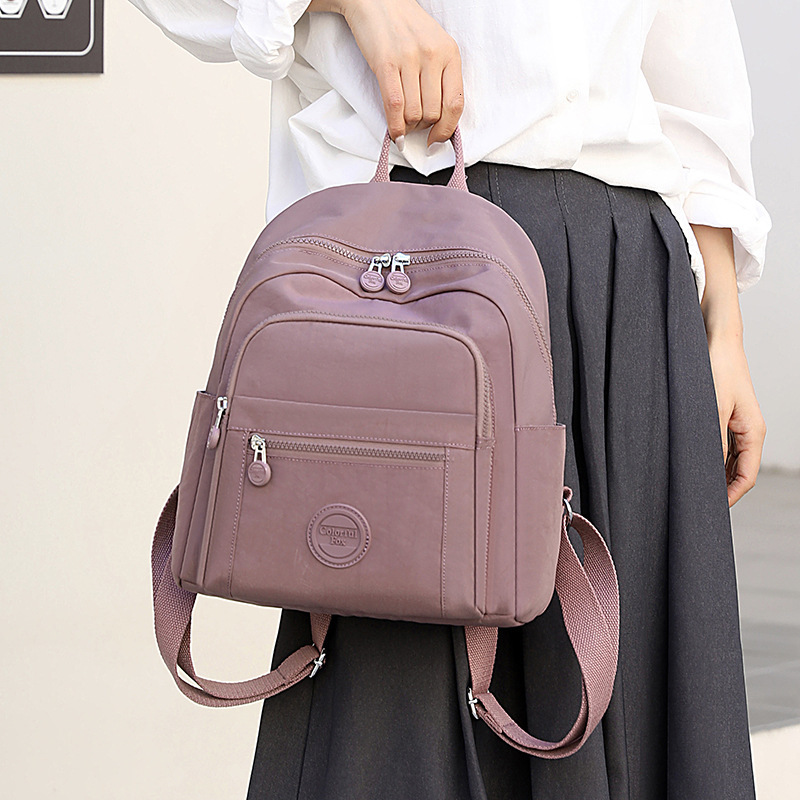 Colorful Fox New Women's Backpack Large Capacity Multi-layer Water-resistant Student School Bag Simple Handbag ddmymoon