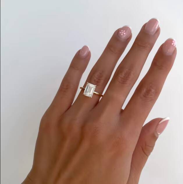 1CT Custom 18k Gold Solitaire Ring IGI Certified HPHT Lab Grown VVS VS DEF CVD Lab Diamond Jewelry Certified by IGI