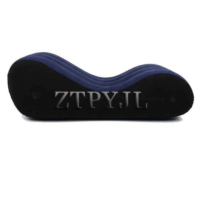 Inflatable Sofa Bed Love Position Aid Sitting Wedge S-shaped Air Cushion Husband Wife Pillow Chaise Lounger Sex Furniture Shop 250715