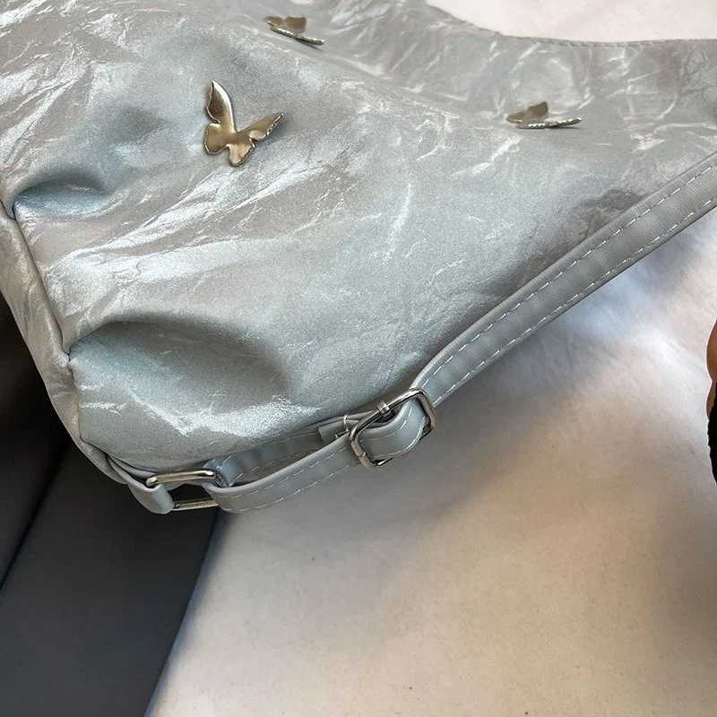 Niche Cmuting Tote Bag Large Capacity Tote Summer A Sense of Sophistii Both Shoulder and Shoulder Crossbody Backpack Y250730
