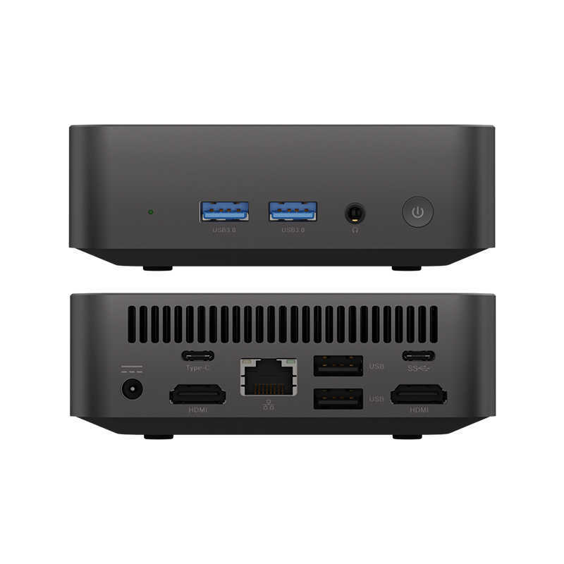 New 12th generation N100 mini computer for home office N5095A for living room entertainment portable miniature small computer X250602