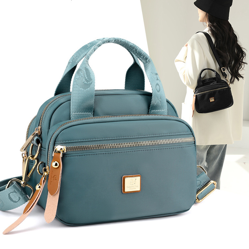 Colorful Fox New Women's Trendy Shoulder Fashionable Simple Multi-layer Crossbody Water-resistant Nylon Bag ddmymoon