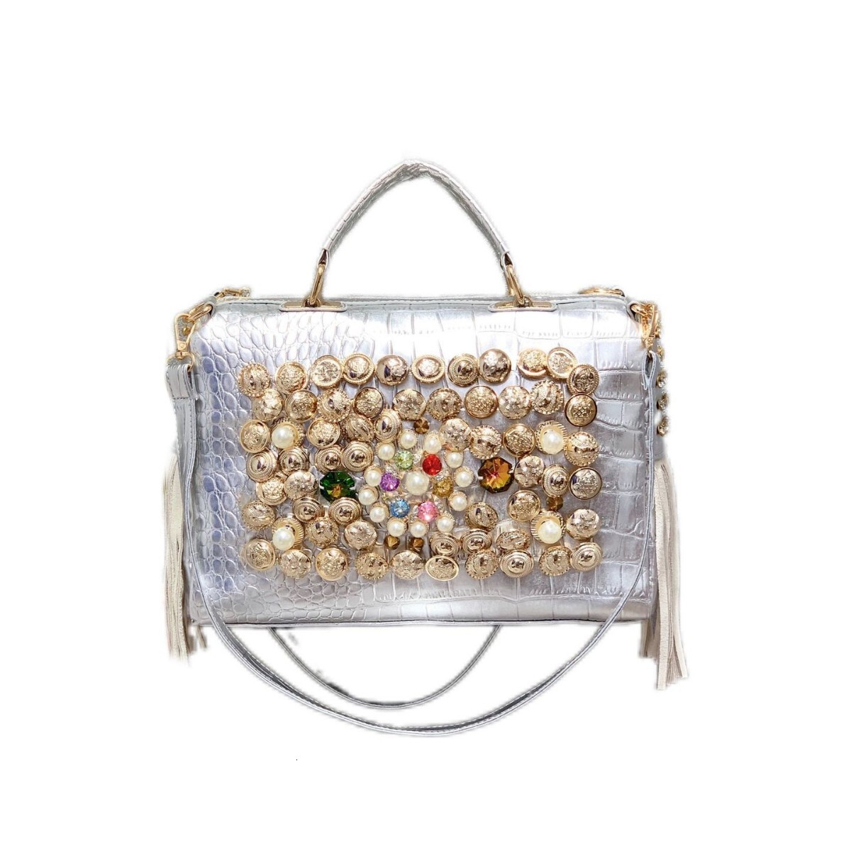 Fashion Trend Hot Girl Style 2Y Personality Women's New Handmade Button Single Shoulder Crossbody Bag Handbag ddmymoon