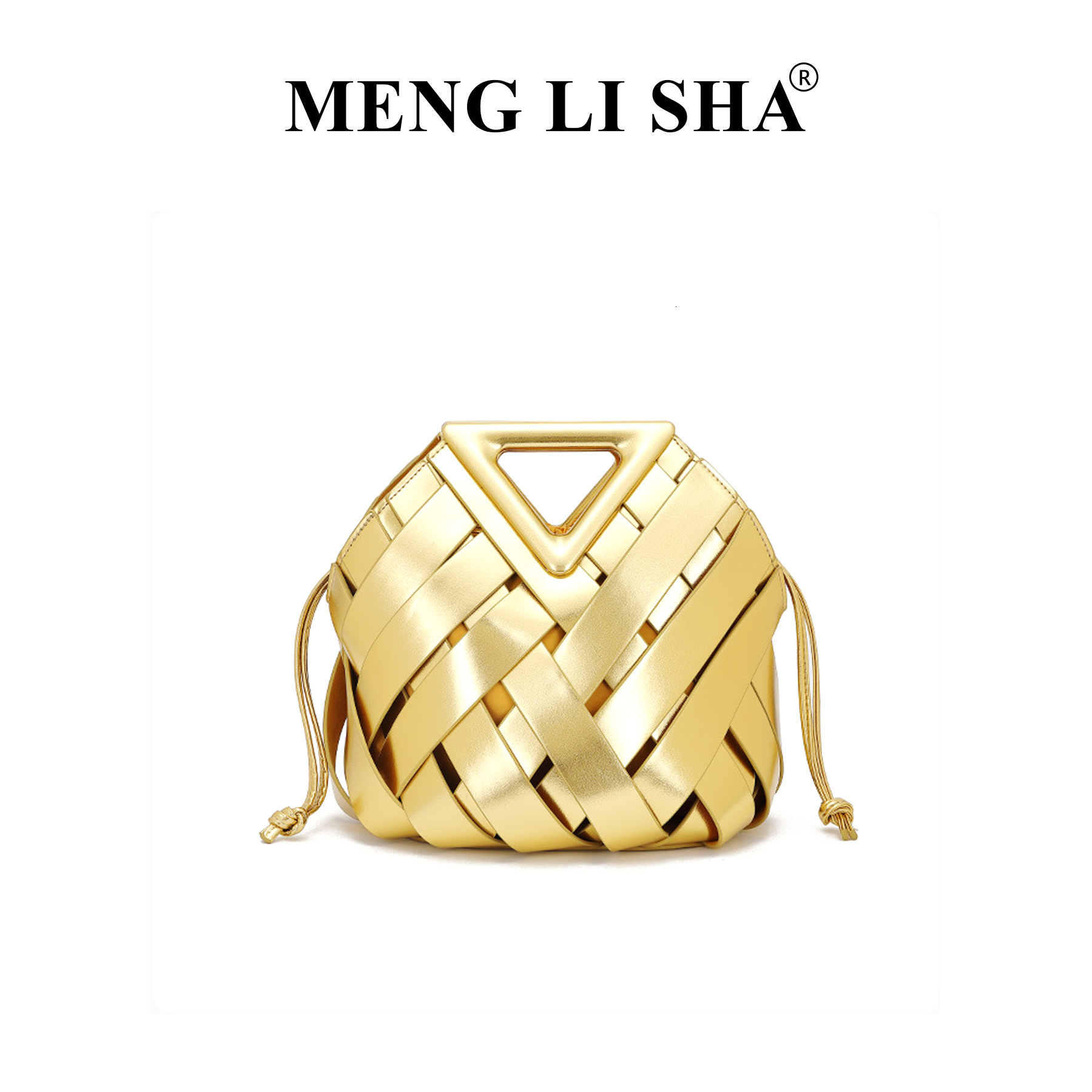 Hot-Selling New Fashion High-End Hand-Woven Handheld Basket Commuter Single Shoulder Crossbody Mother-Daughter Bag ddmymoon