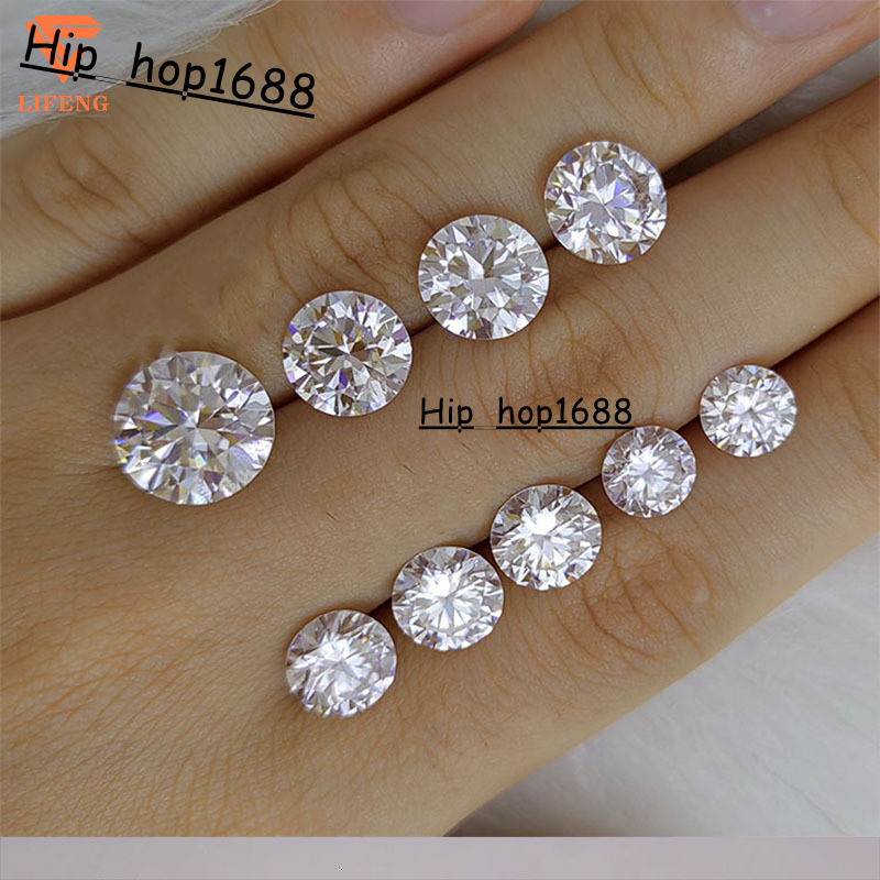 New Arrival Custom Jewelry Moissanite Bright Cut Natural Pink Round Diamond Cut Wholesale Price