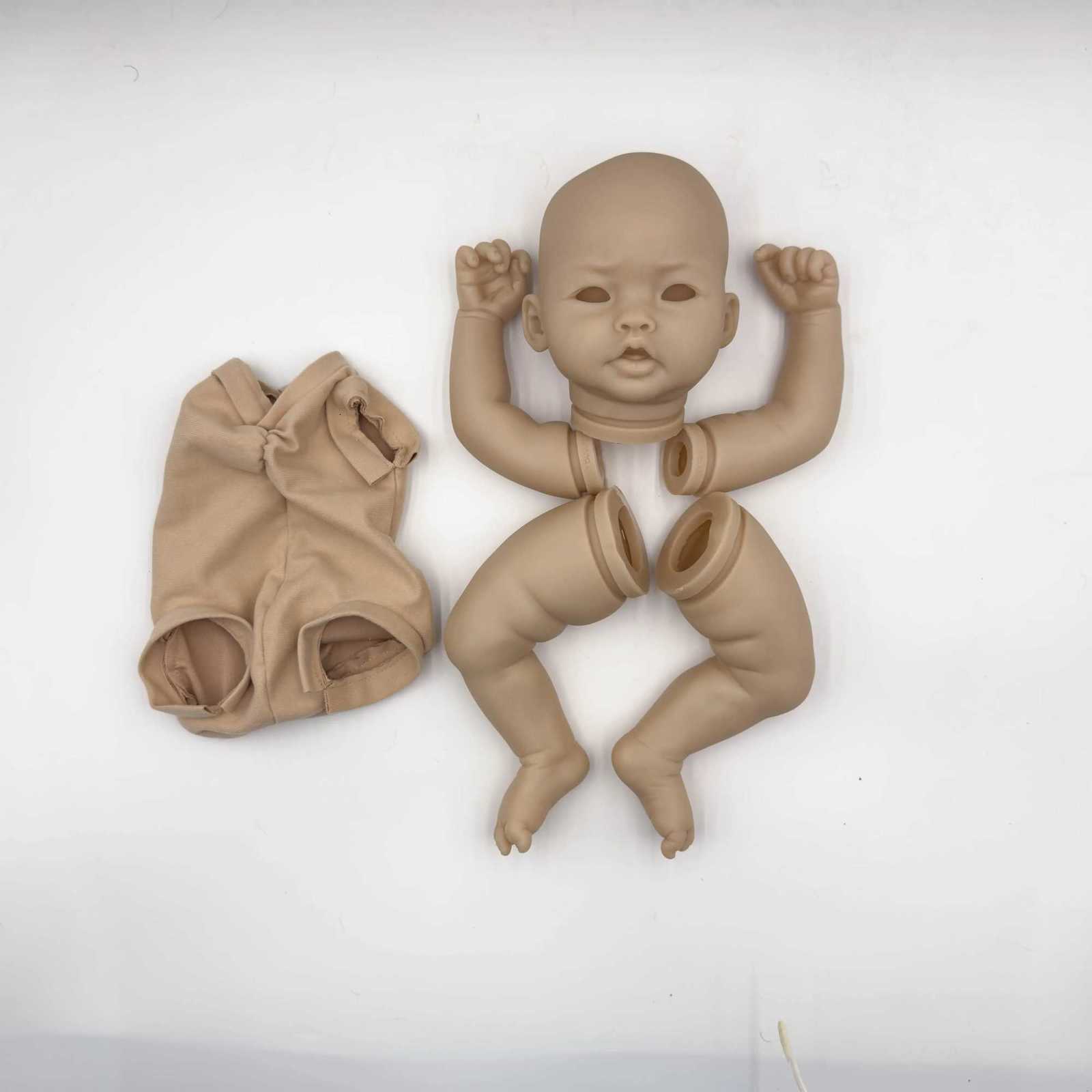 20inch Unfinished Unpainted Reborn Doll Kit PingPing Asian Baby Lovely DIY Doll Parts XJ250730