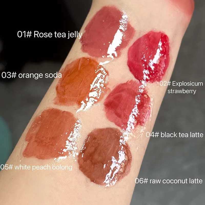 JOLLY JOJO Mirror-Like Watery Lip Gloss Transfer-Proof Glass Lip Oil Brightening Lip Stain for All-Day Shine Flawless Tint Makeup G250728