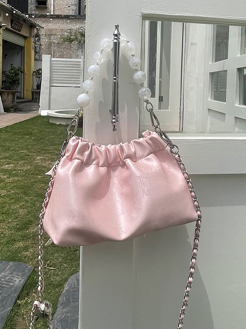 Designer Luxury Bag Bag 2025 New Chinese Style Ink Painting Wrinkled Chain Small Bag Cloud Bag Spring Summer New Niche Handbag Crossbody Bag Tote Bag