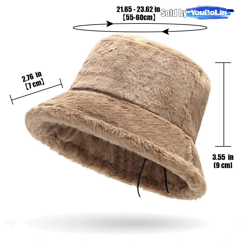 Style Womens Plush Fisherman Hat Autumn and Winter Thick Warm Fur Bucket Hat Fashionable All-match Leopard Hat 250724