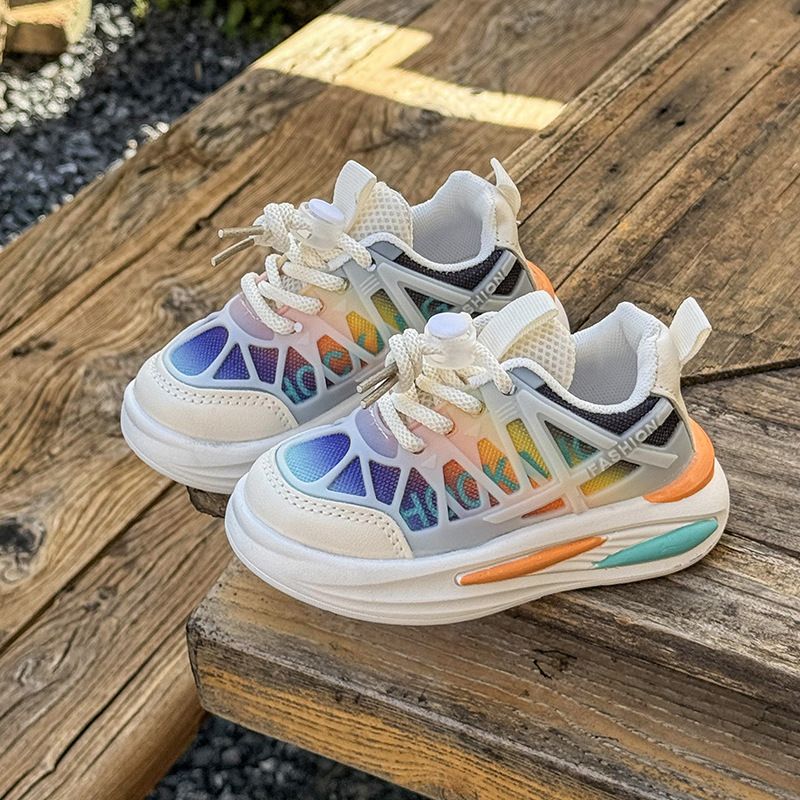 Boys and Girls Fashion Sneakers 2025 Autumn New Soft Bottom Children's Sport Shoes Toddler Walking Shoes Kids Outdoor Footwears Sizes US5.5C-US12