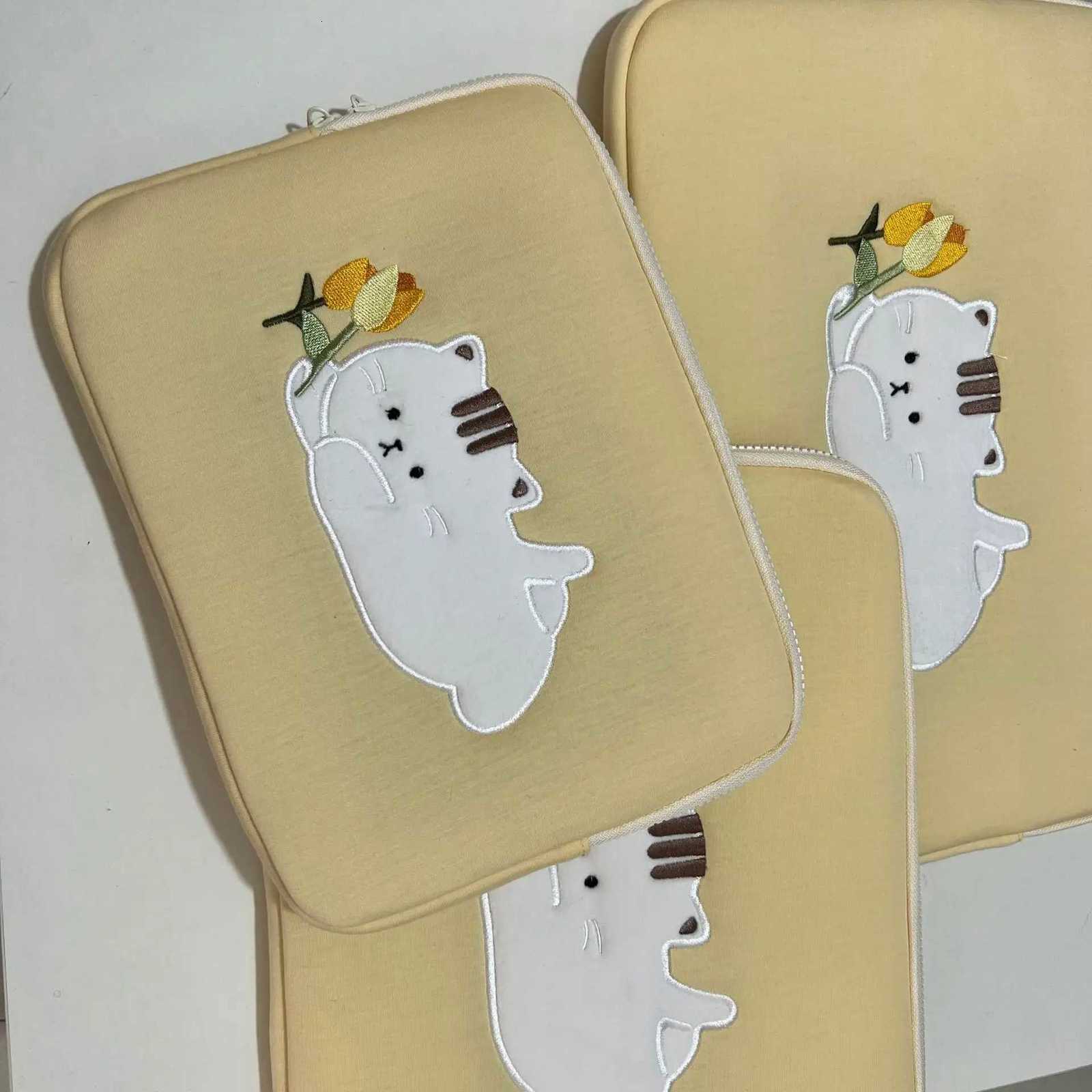 Ins Cute w Laptop Sleeve Bag 11 13 14 15 15.6 Inch PC Case Cover Book Air Pro Retina Notebook Computer Bag Wen y250730