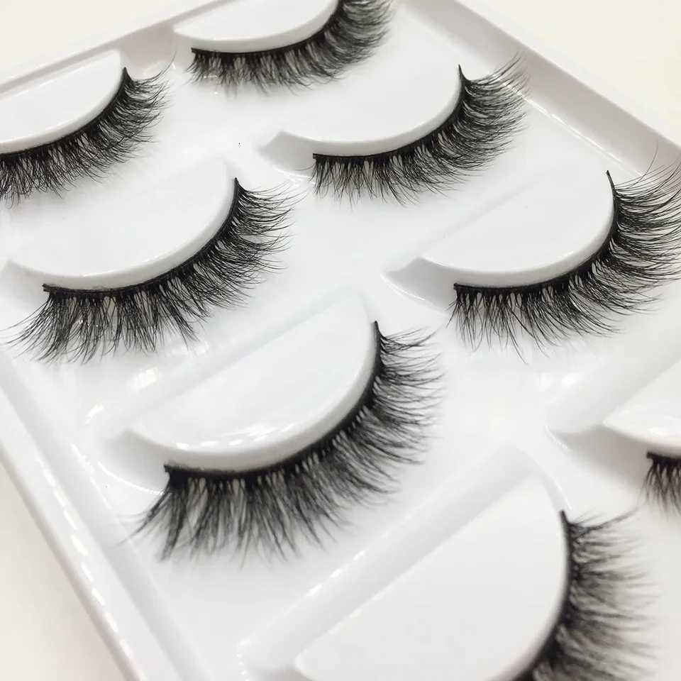 38 Style 5 Pairs Natural Eyelashes 3D Mink False Eyelashes Makeup Fake Eye Lashes Faux Cils Make Up Beauty Tools Wholesale Z250730