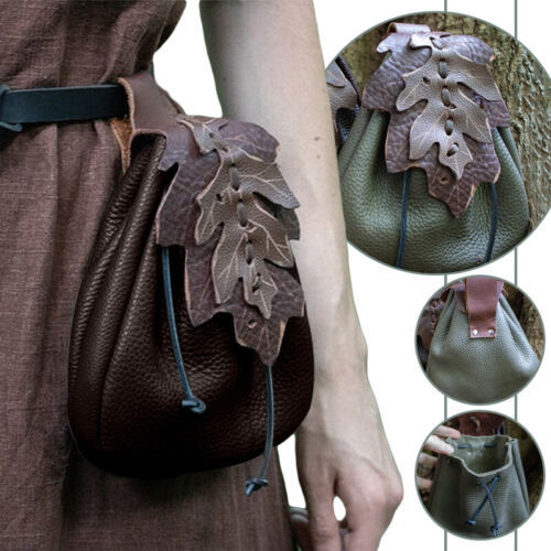 Elegant Historical Reproduction Waist Pack - Ideal Accessory for Cosplayers