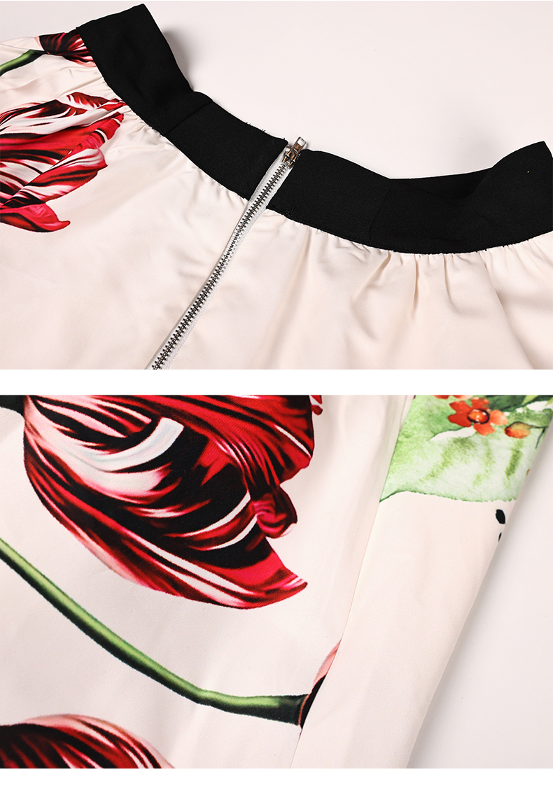 Women's Floral Print Midi Maxi Skirts 2025 Summer Casual A Line High Waist Pleated Flowy Long Skirt 6111683