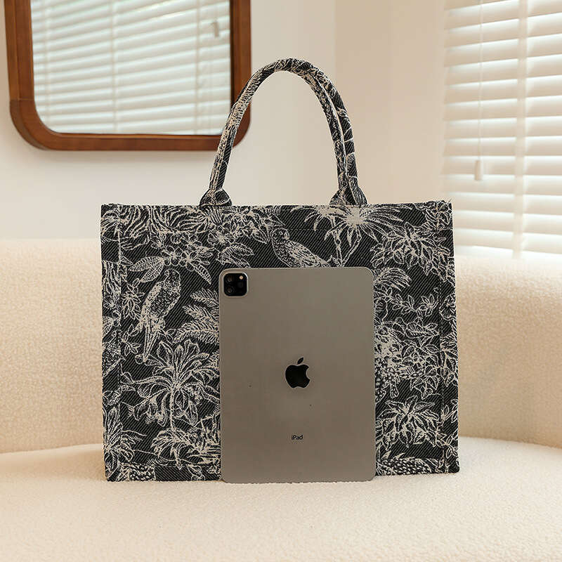 Trendy Jacquard Embroidered Women's Commuting Ladies Tote Bag Large Capacity New Handbag