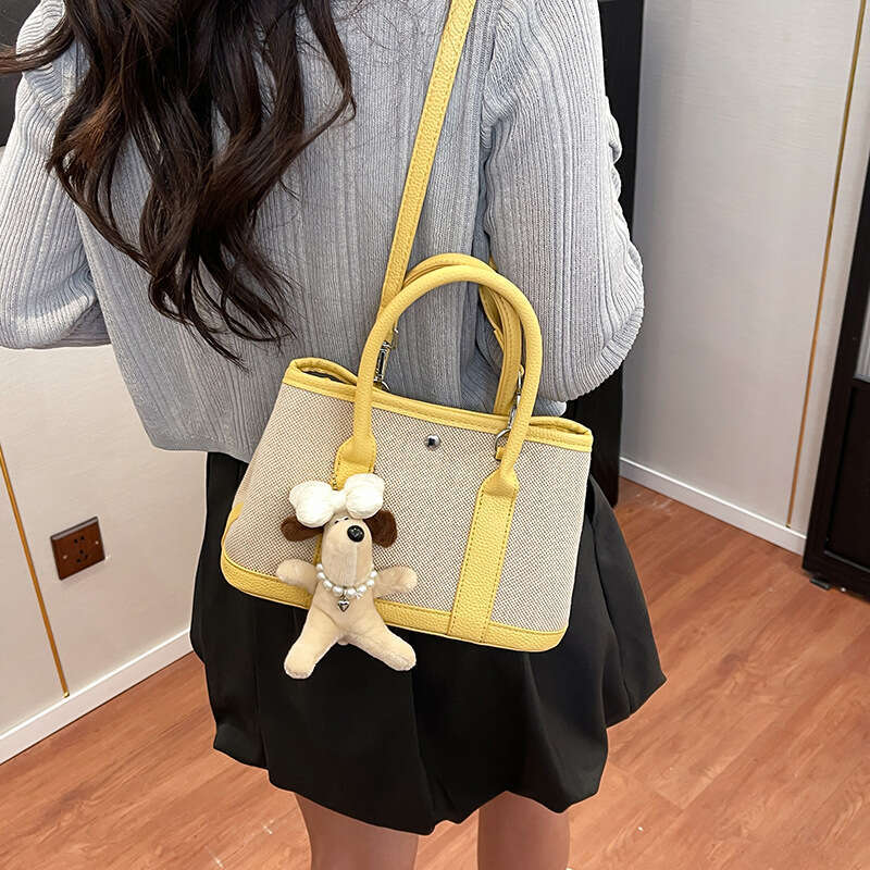 Trendy Versatile Single Shoulder 2025 New Style Patchwork Design Multi-color Handbag Fashionable Popular Women's Crossbody Bag