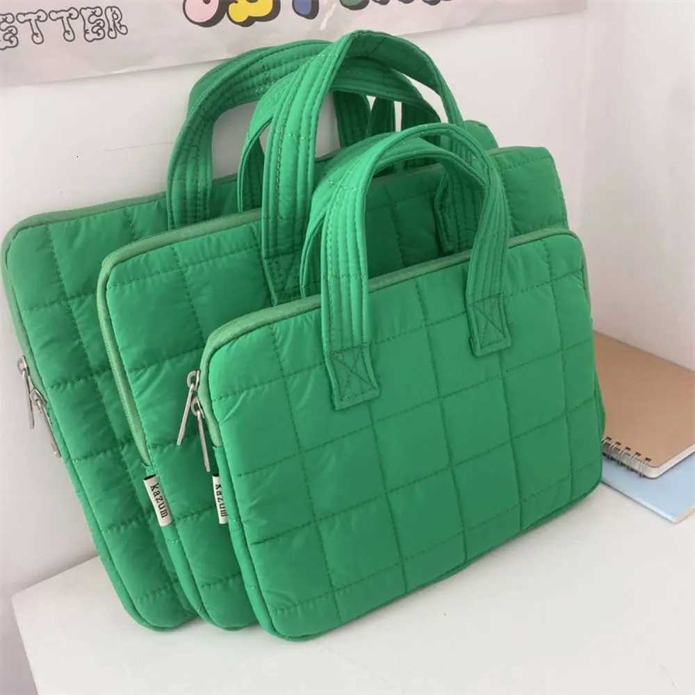 Soft Cott Laptop Sle Puffy Waterproof Laptop Protective Pouch Portable Anti-fall Notebook Bag for iPad Book Laptop y250730