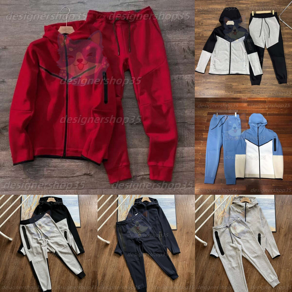 2025 higher quality nocta Tech Fleece Mens Womens Hoodies Pants Tracksuits Sports Jackets Space Cotton Trousers Tracksuit techfleece Man Joggers 2-Piece U.S. Size