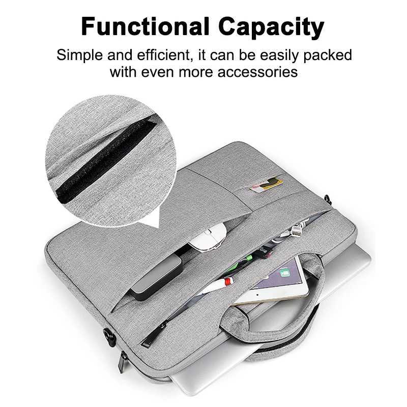 Laptop Bag Sle Case Shoder Handbag Notebook Pouch Briefcases 13 14 15 15.6 inch For MacBook Air Pro 13.3 15.4 HP Asus Dell y250730