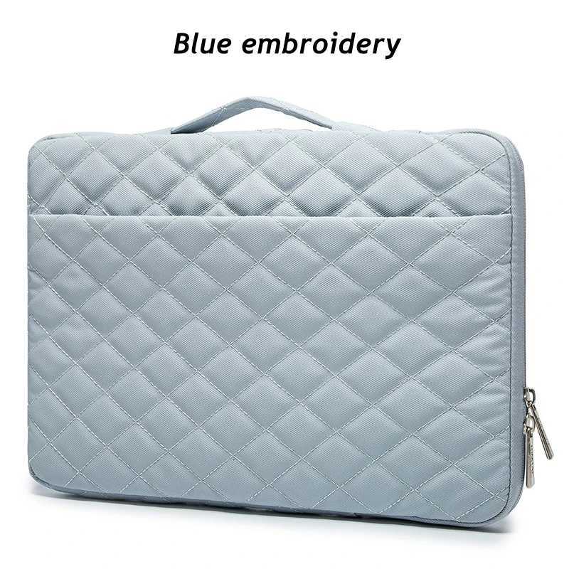 Brand Kin Laptop Bag 12 13.3 14 15.4 15.6 16 Inch Embroidery Wen Lady Man Handbag Case For Book Air Pro M Briefcase Drop y250730