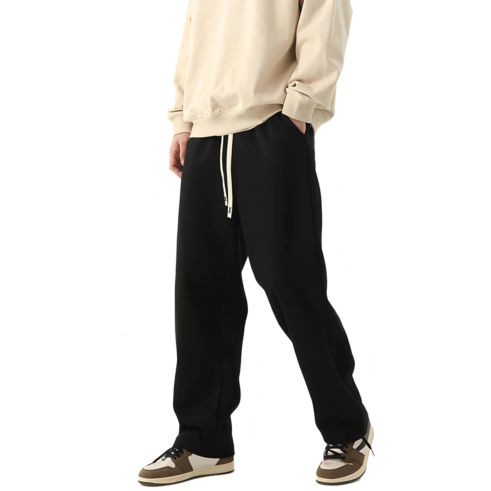 Mens Jogging Pants Baggy Neutral Breathable Outdoor Fashion n Sweatpants 250729