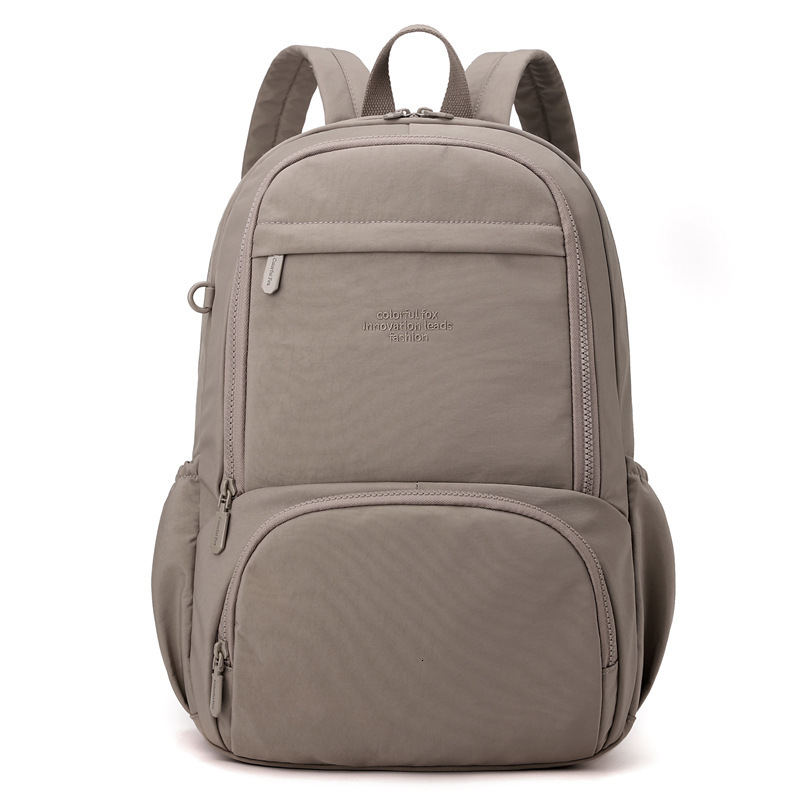 Colorful Fox New Women's Versatile Fashion Backpack Casual Solid Color Simple School Bag ddmymoon