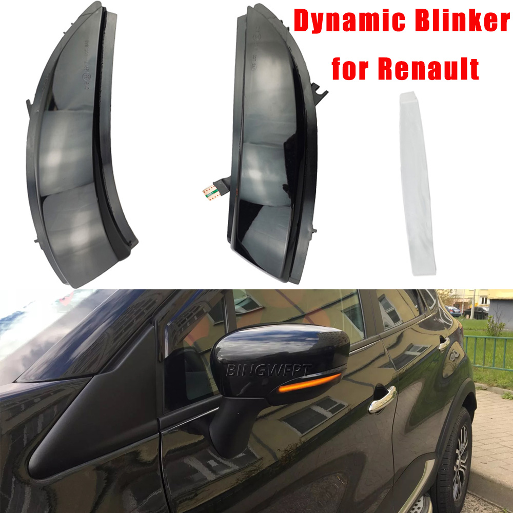 Dynamic Blinker for Renault KAPTUR CAPTUR J5 H5 Clio IV MK4 4 Lutecia Grandtour LED Turn Signal 2013-2016 light