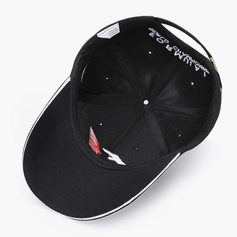 Formula 1 World Championship Baseball Cap - High-Density Embroidered, Adjustable Cotton Hat for Racing Fans & Streetwear