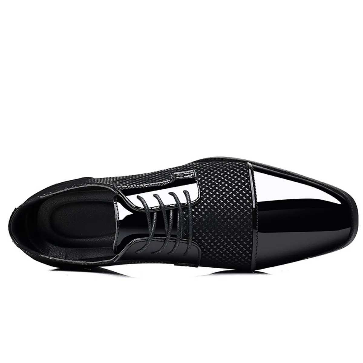 Mens Dress Shoes Classic Lace-up Formal Oxfords Modern Tuxedo Business Casual Sc Pattern Comfort Formal Shoes for Men Y250730