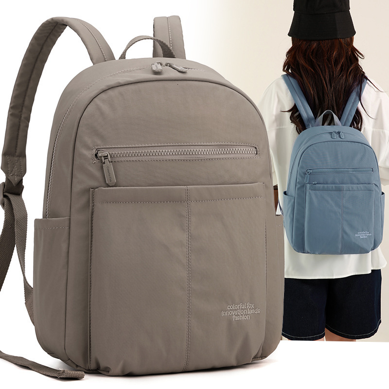 Colorful Fox New Women's Ultra-Light Water-Resistant School Bag Travel Hiking Backpack Can Be Used as a Trolley Case ddmymoon