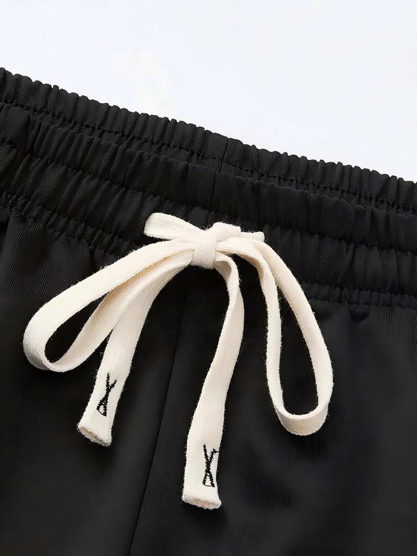 Summer Wholesale Customizable Large Size Men's Casual Elastic Knitted Shorts Mid-Waist Breathable Boxer Pants Hot Drawstring Printed 484