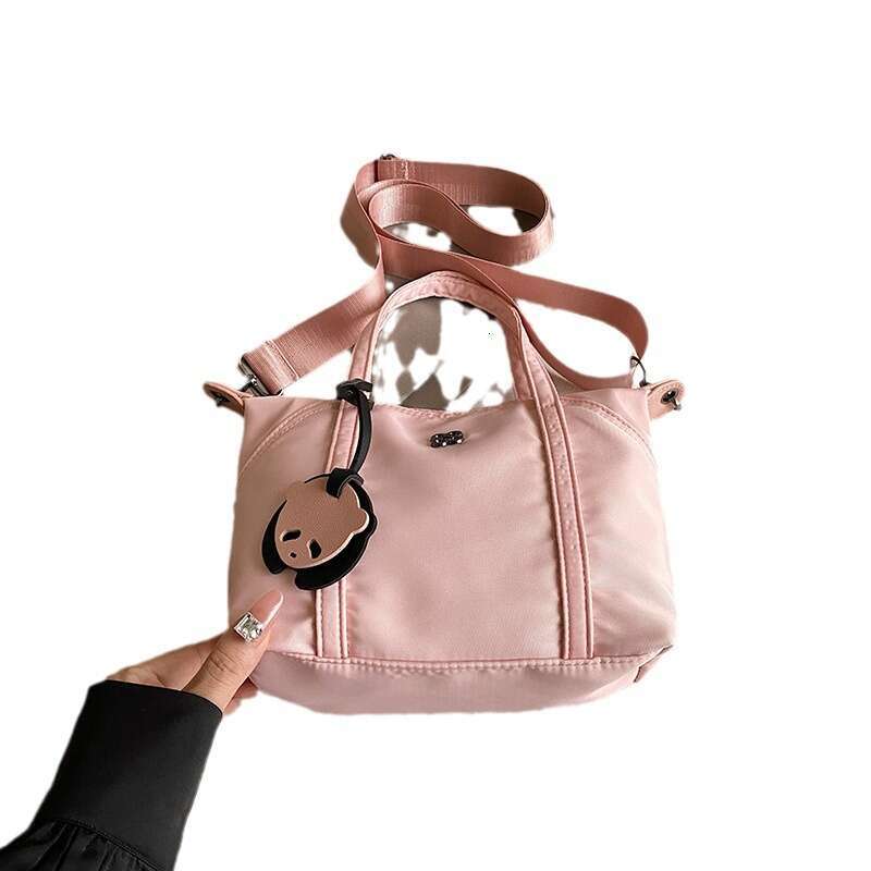 Macaron Color Mini Tote Handheld Shoulder Crossbody Simple Fashion Versatile Design Small Square Bag
