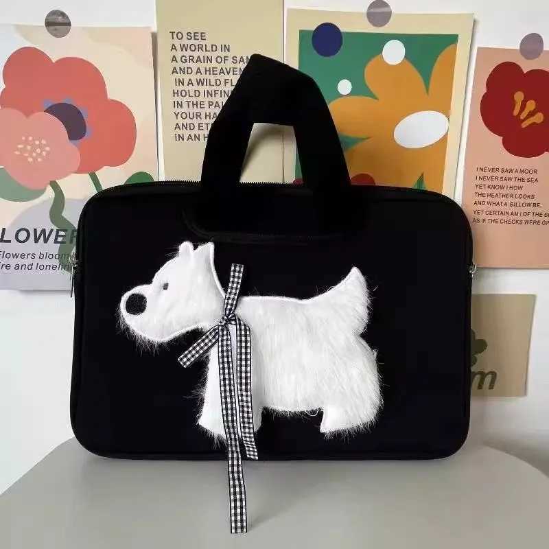 Carto Cute Plush Dog Laptop Bag 11 13.3 14 15 15.6 Inch For Book Air Pro Samsung Dell Huei HP 16 Inch Notebook Pouch y250730