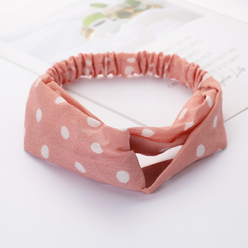Korean Style Cross Headwear Women's Face Washing Sports Hairband Creative Hoop Hair Accessories