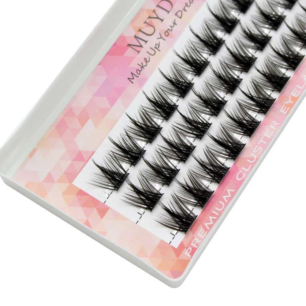 New Style 36pcs DIY Segmented Eyelashes Cluster Extension Natural 3D Volume Fake Mink Silk Individual Lashes Makeup Tools Cilia Z250730