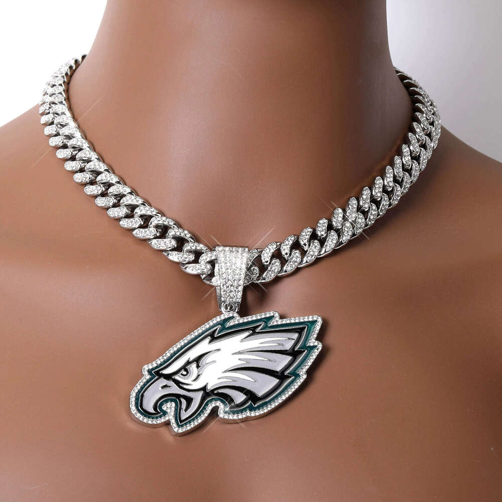 Drip Oil Accessories Football Team Sports Pendant Necklace