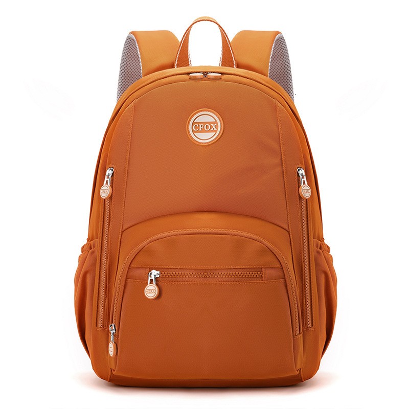 Colorful Fox Women's Large Capacity Travel School Bag Water-Resistant Nylon Student Backpack ddmymoon