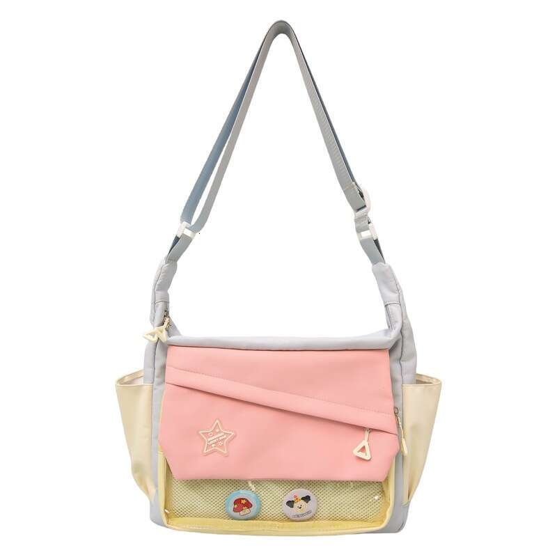 Versatile High-Value Single Shoulder Crossbody Ins College Style Soft Girl Bag Backpack