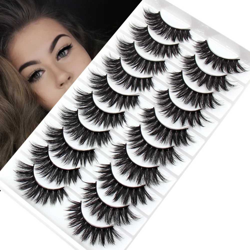 3D Makeup Faux Mink Lashes Natural Fluffy False Eyelashes Wholesale Wispy Thick Long Natural Eye Makeup Tools 3DA39 Z250730