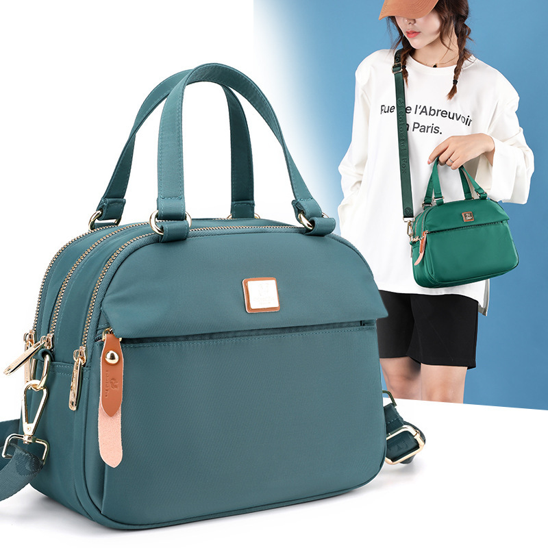 Colorful Fox Autumn New Large Capacity Shoulder Water-Resistant Nylon Multi-Layer Crossbody Women's Fashion Bag ddmymoon