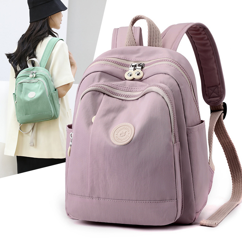 Colorful Fox New Summer Fashion Trend Color-Block Backpack Women Large Capacity Water-Resistant Bag ddmymoon
