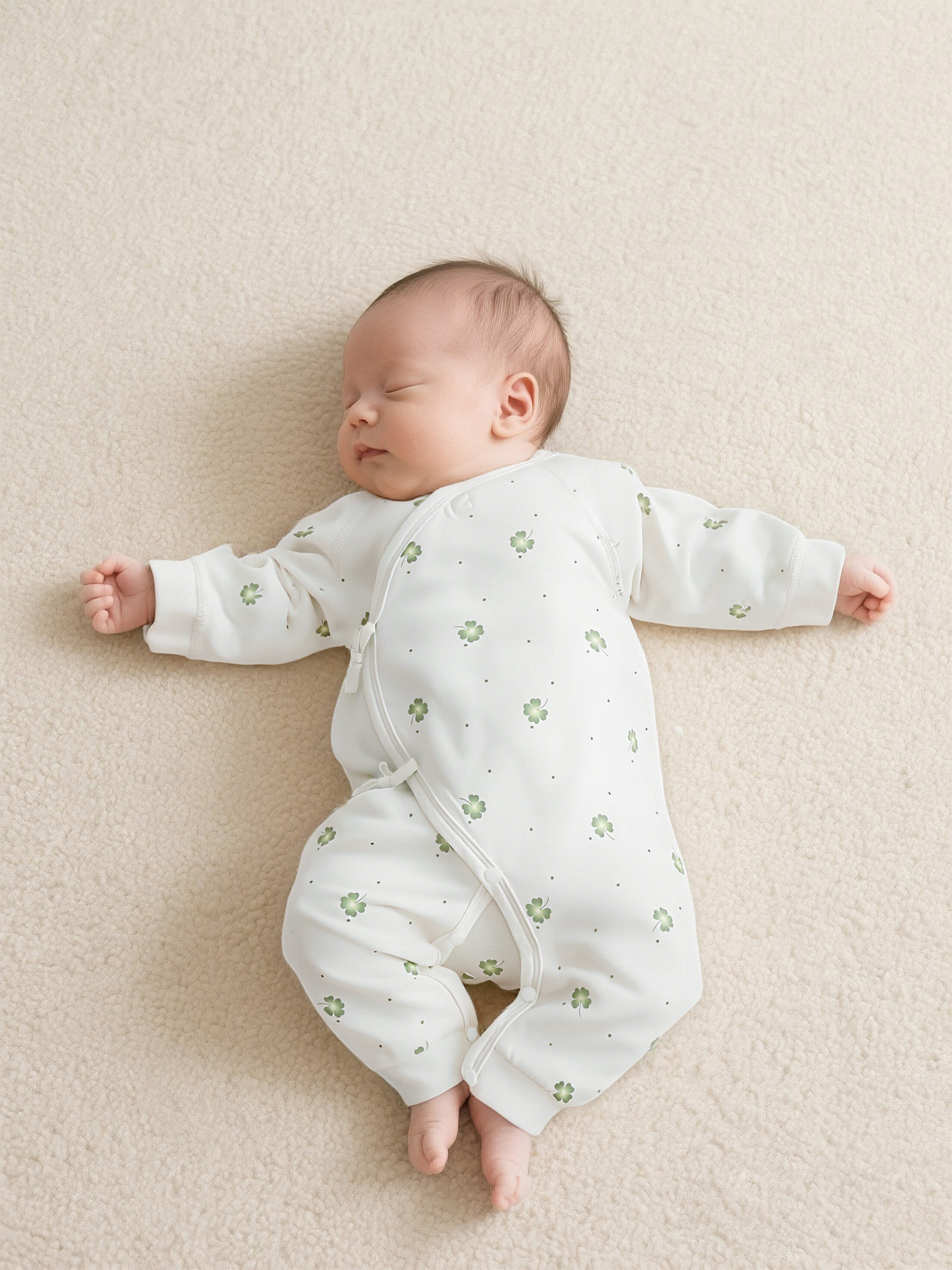 Home Pure Cotton Baby One-Piece Long-Sleeved Newborn Romper Autumn And Winter Cartoon Crawling Clothes Baby Clothes Drop Shipping