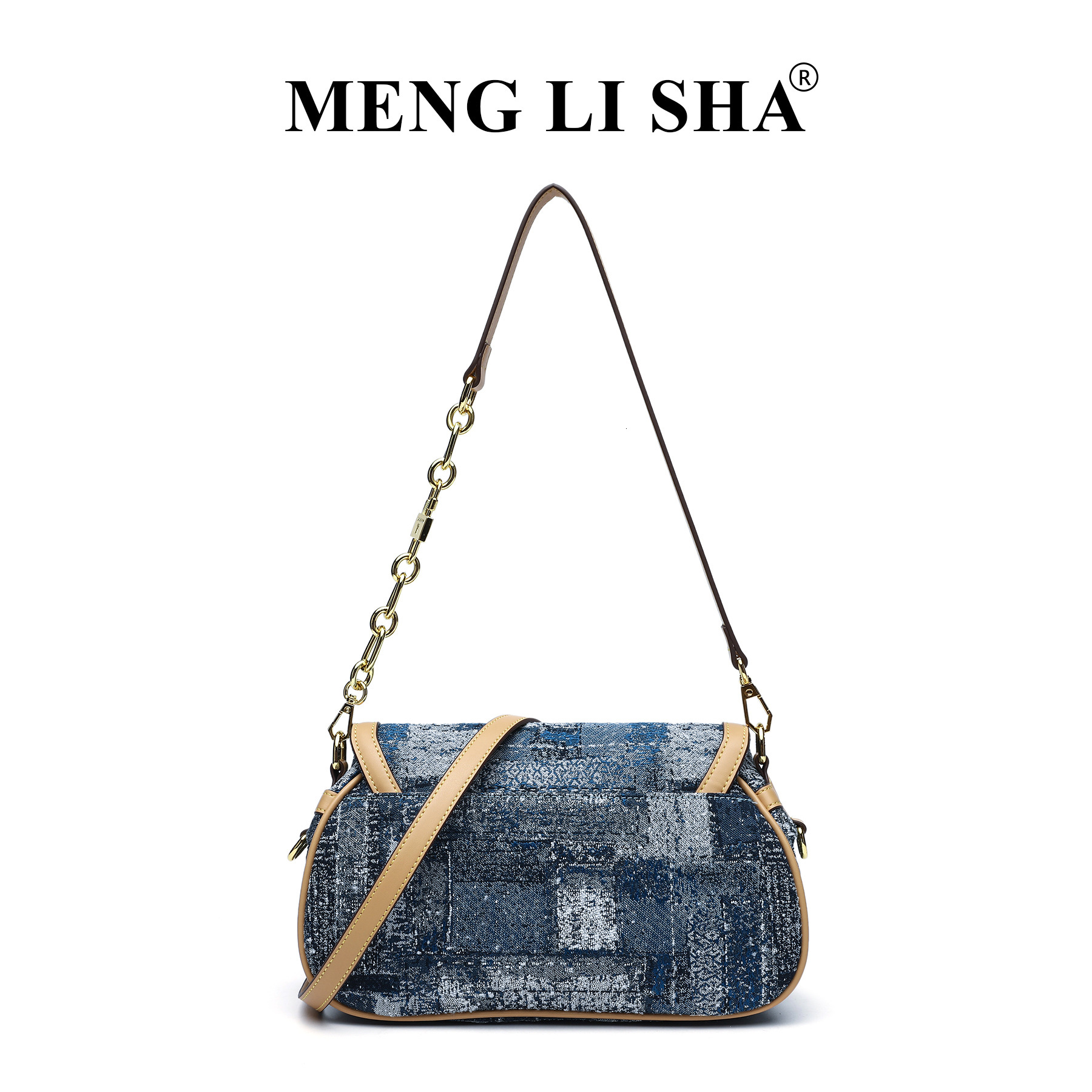 Hot-selling Blue Denim Underarm Single Shoulder High-end Texture Versatile Crossbody Women's Bag ddmymoon