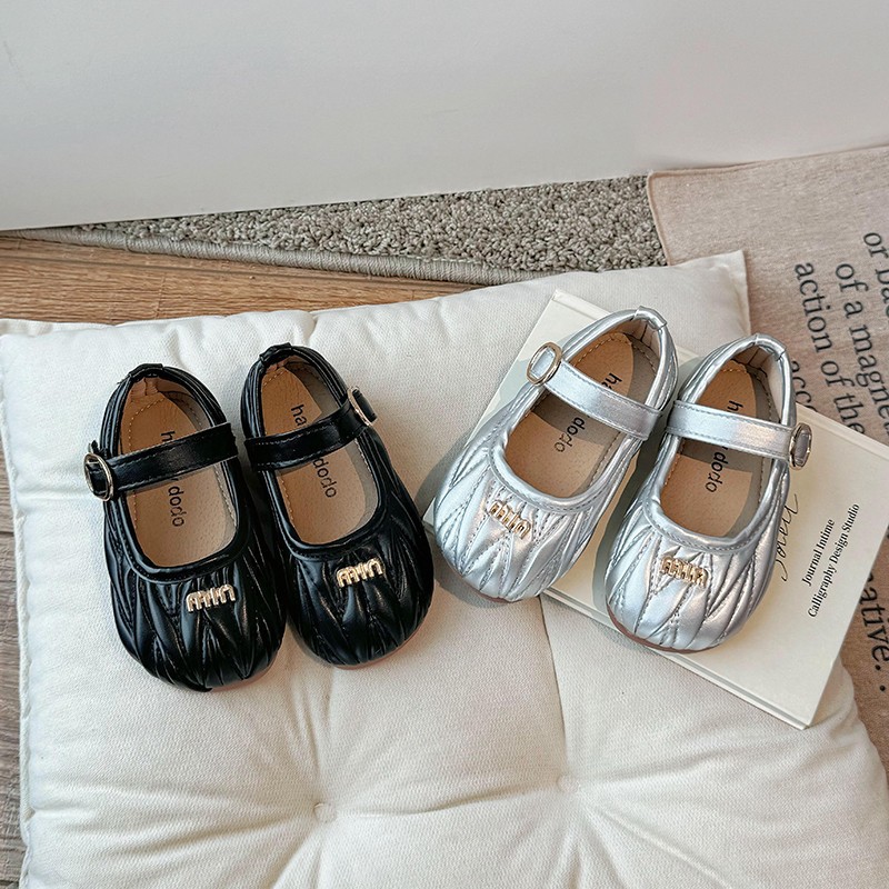 Designer Sandals Girls Mary Jane Shoes SS 2025 Soft Sole Princess Flats for Toddler/Little Kid Spring Autumn